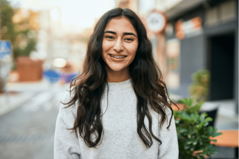 Self-ligating braces at Advanced Orthodontics in Everett, WA 98208 using advanced bracket technology for efficient treatment
